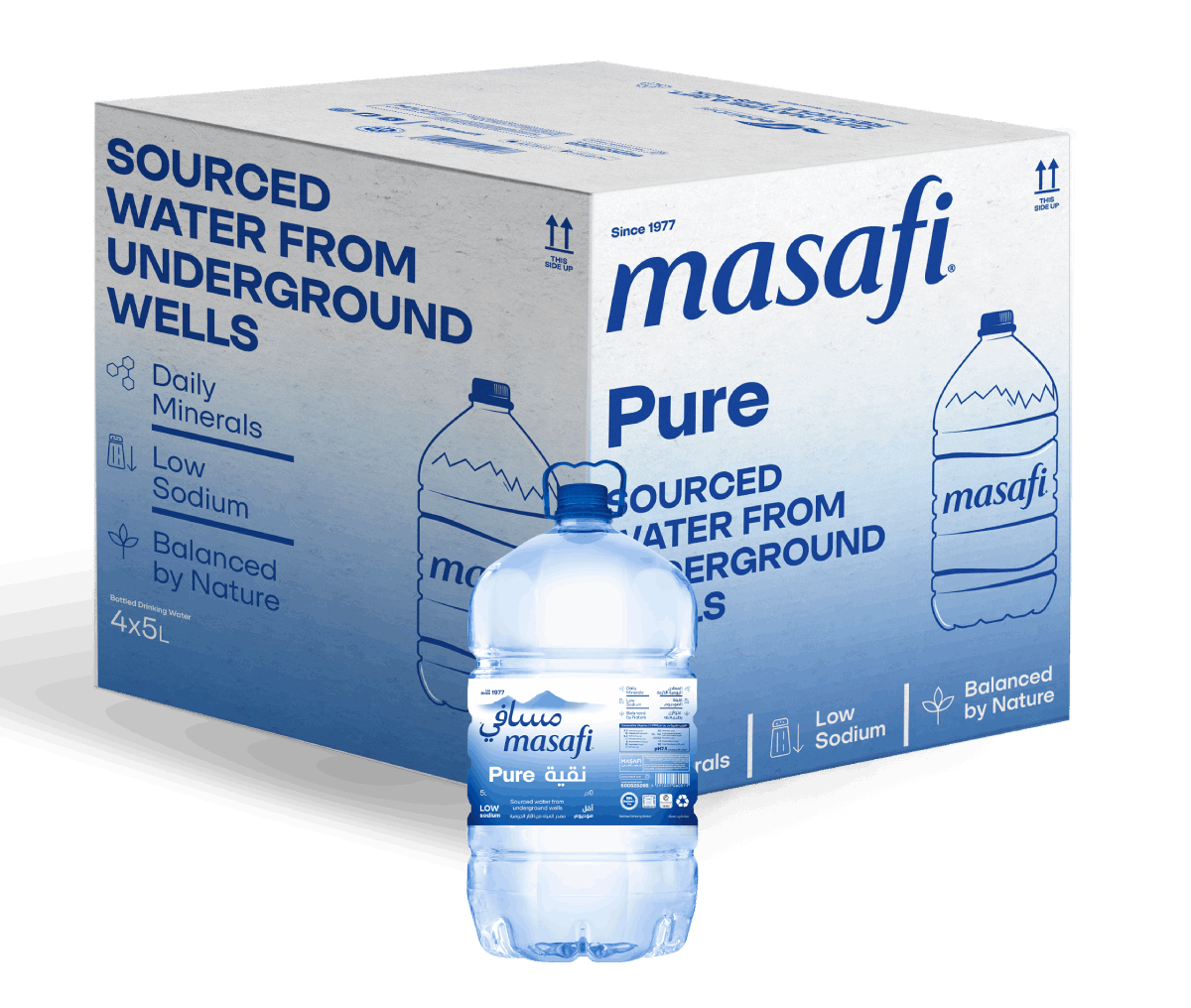 مسافي مياه معدنية نقية 5 لتر